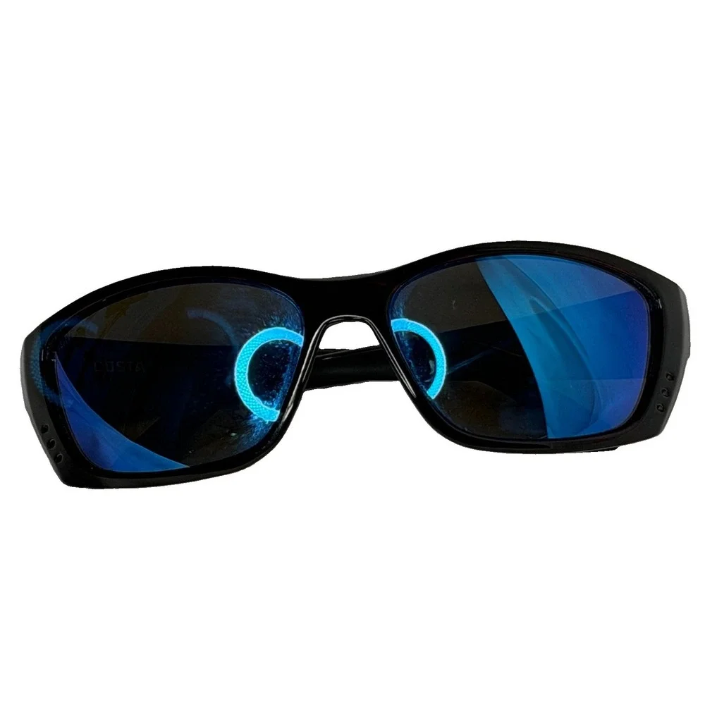 Costa Del Mar FISCH FS 10 Tortoise Frames Blue Mirror POLARIZED Glass 580G